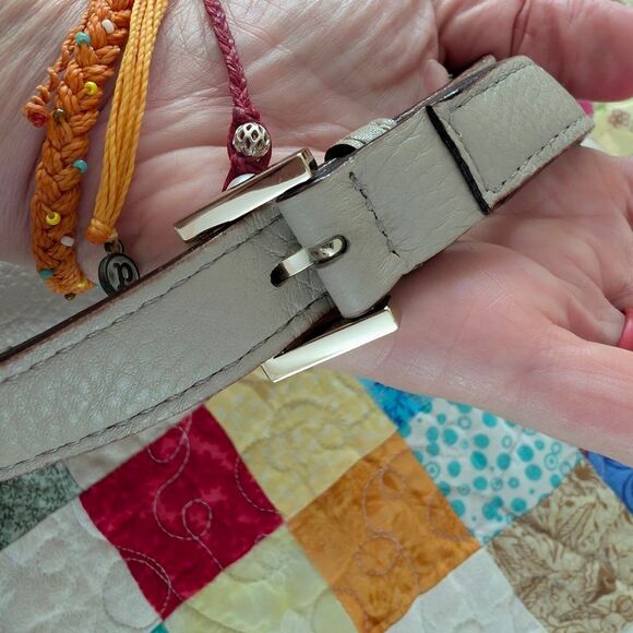 Kate Spade Light Gray Leather Shoulder Bag - Picture 5 of 5